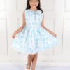 10 Kamee Girls White Frock Dress – Pure Cotton Fit & Flare