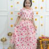 Kamee Girls Red Lehenga & Choli – Pure Cotton Traditional Set